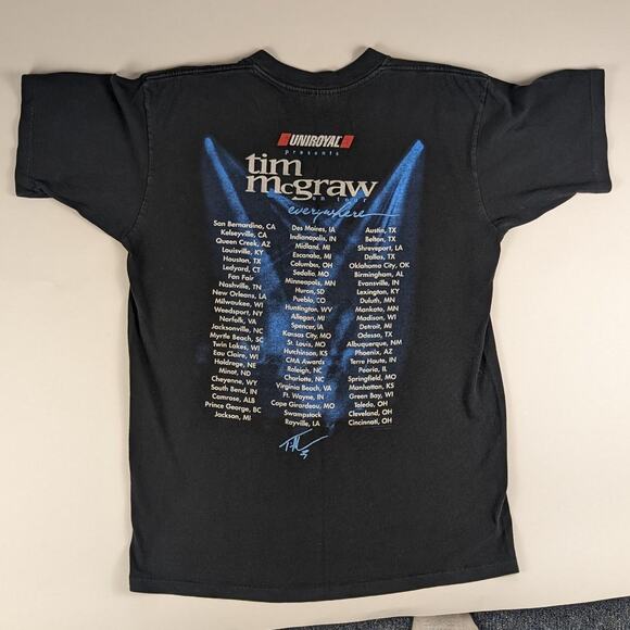 Vintage Tim McGraw 1997 Everything Tour Conert Band Country Music Western Shirt - Picture 4 of 5